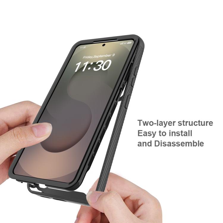 For Samsung Galaxy S26 Ultra 5G Starry Sky Solid Color Shockproof TPU Clear PC Phone Case