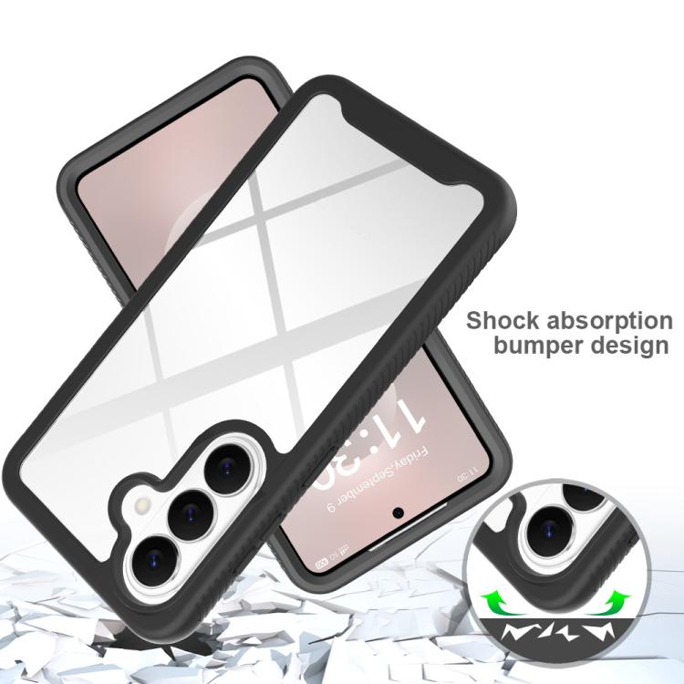 For Samsung Galaxy S26+ 5G Starry Sky Solid Color Shockproof TPU Clear PC Phone Case