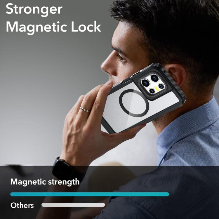 For Motorola Moto G 5G 2025 / 2026 Acrylic Full Coverage Magnetic Phone Case with Back Clip