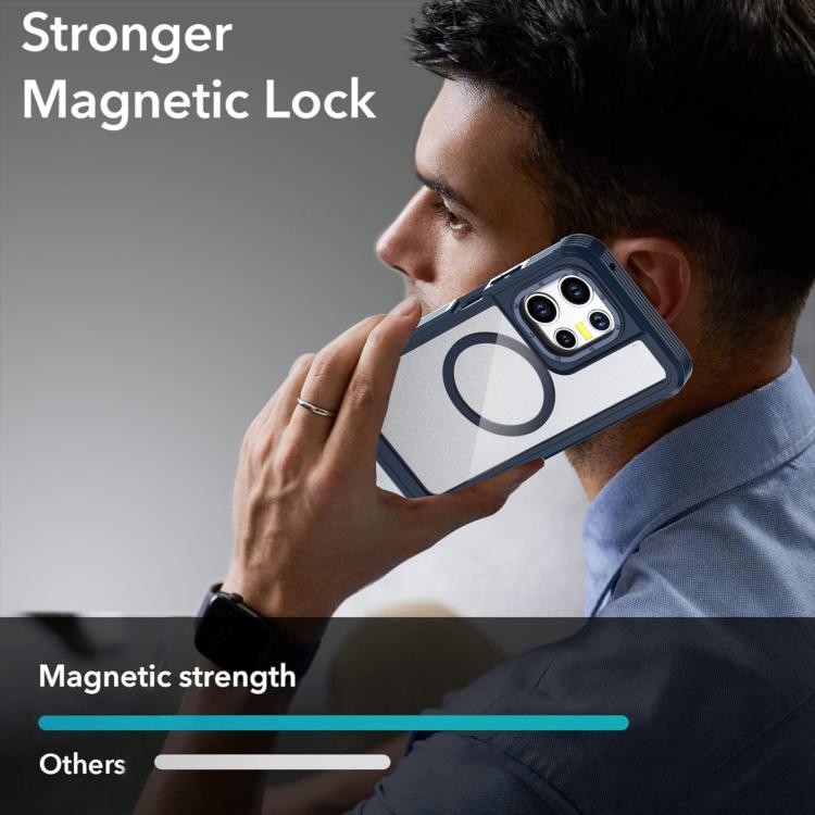 For Motorola Moto G 5G 2025 / 2026 Acrylic Full Coverage Magnetic Phone Case with Back Clip
