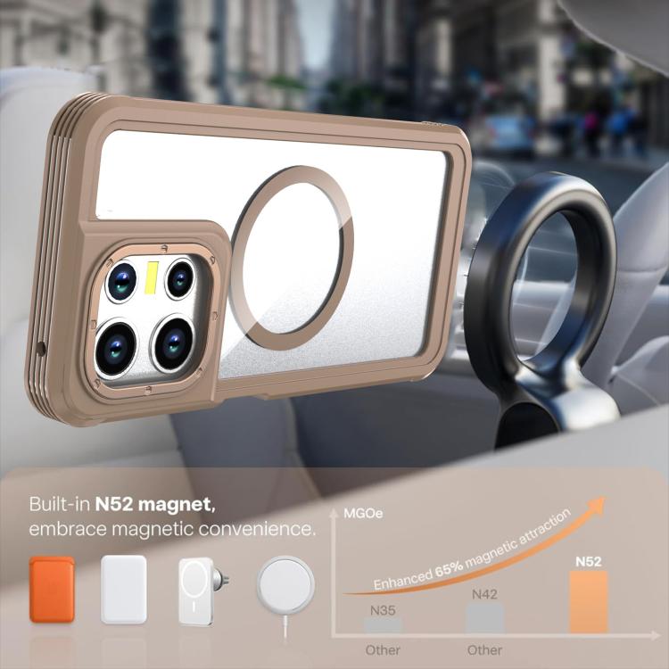 For Motorola Moto G 5G 2025 / 2026 Acrylic Full Coverage Magnetic Phone Case with Back Clip
