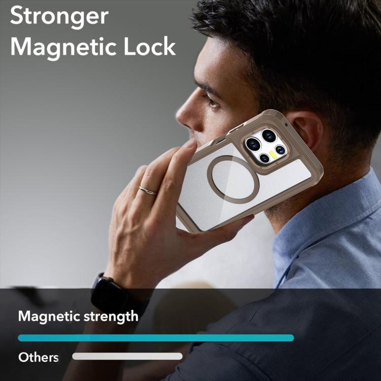 For Motorola Moto G 5G 2025 / 2026 Acrylic Full Coverage Magnetic Phone Case with Back Clip