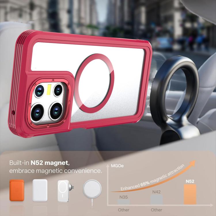 For Motorola Moto G Play 2025 Acrylic Full Coverage Magnetic Phone Case with Back Clip