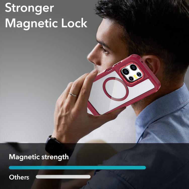 For Motorola Moto G Play 2025 Acrylic Full Coverage Magnetic Phone Case with Back Clip