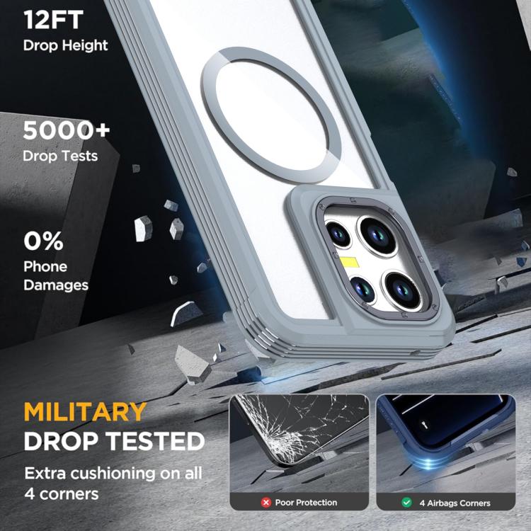 For Motorola Moto G Play 2025 Acrylic Full Coverage Magnetic Phone Case with Back Clip