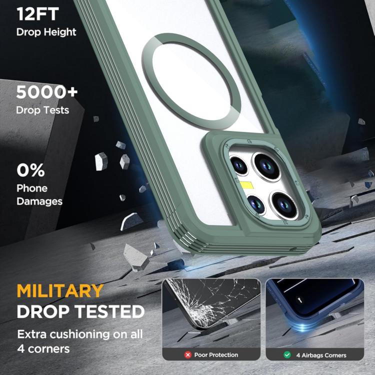 For Motorola Moto G Play 2025 Acrylic Full Coverage Magnetic Phone Case with Back Clip