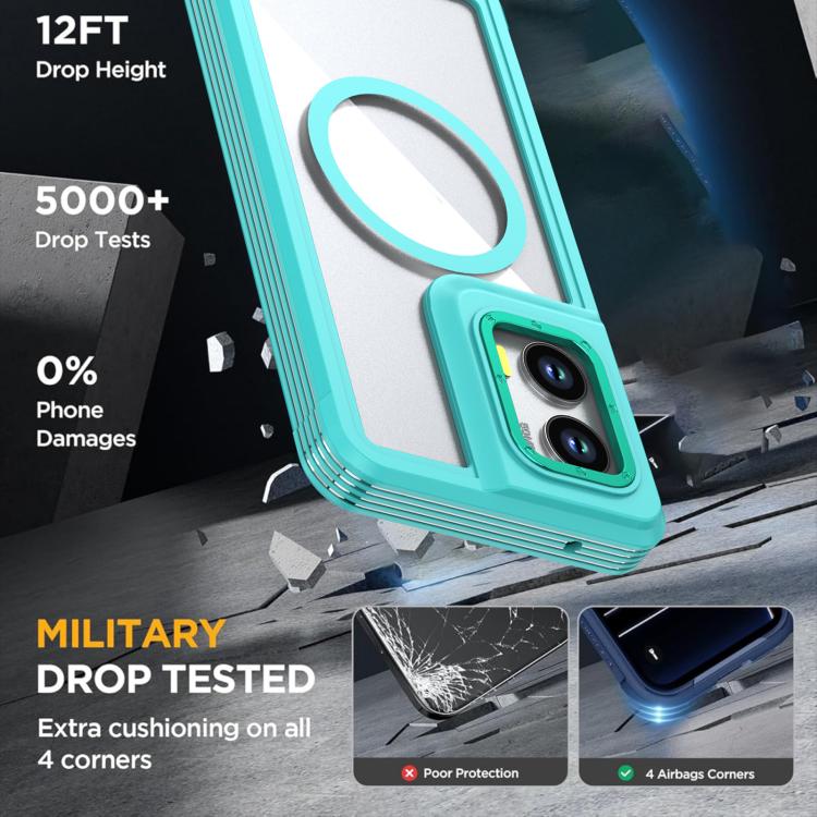 For Motorola Moto G Stylus 5G 2024 Acrylic Full Coverage Magnetic Phone Case with Back Clip