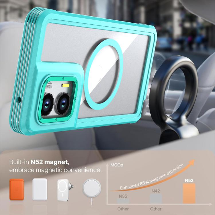 For Motorola Moto G Stylus 5G 2024 Acrylic Full Coverage Magnetic Phone Case with Back Clip