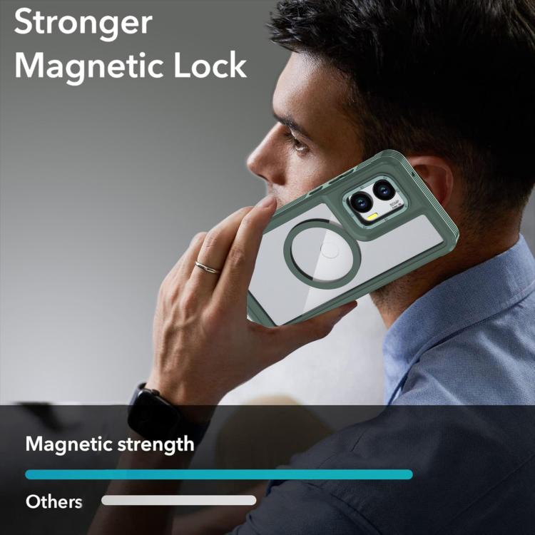 For Motorola Moto G Stylus 5G 2024 Acrylic Full Coverage Magnetic Phone Case with Back Clip