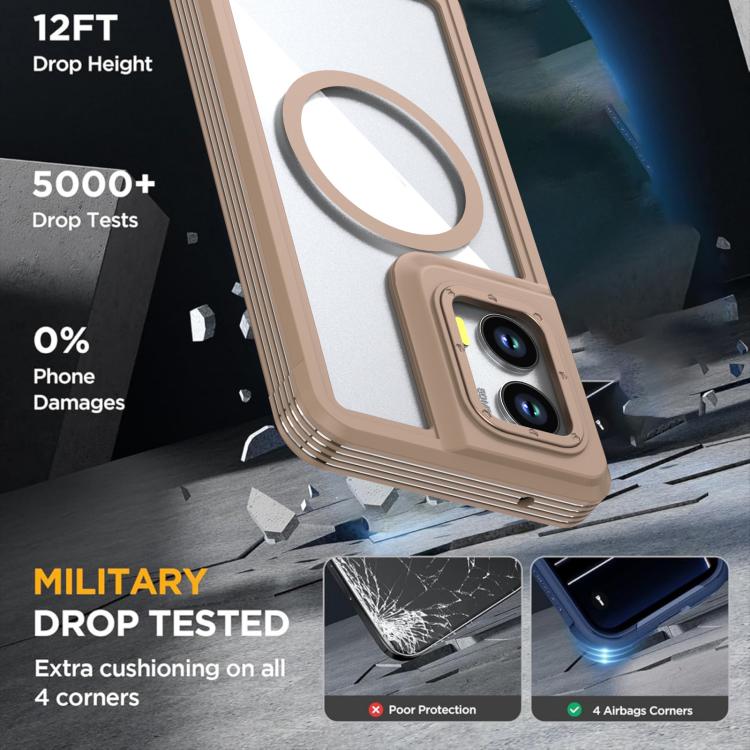 For Motorola Moto G Stylus 5G 2024 Acrylic Full Coverage Magnetic Phone Case with Back Clip