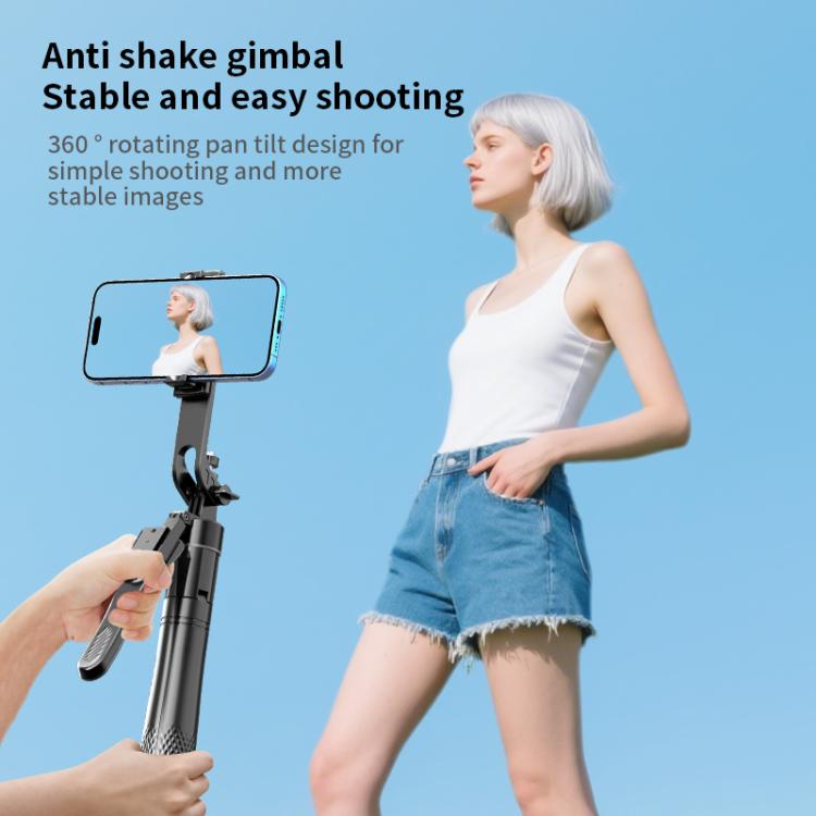 K29 Floor Standing Telescopic Phone Tripod Selfie Stick - Black