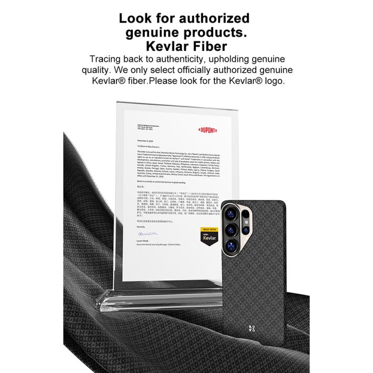 For Samsung Galaxy S26 Ultra 5G Benks Color Shield C1 Classic Kevlar Woven MagSafe Phone Case
