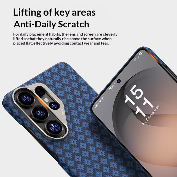For Samsung Galaxy S26 Ultra 5G Benks Color Shield C1 Classic Kevlar Woven MagSafe Phone Case