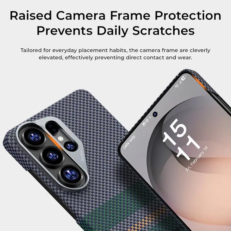 For Samsung Galaxy S26 Ultra 5G Benks Color Shield C1 Classic Kevlar Woven MagSafe Phone Case