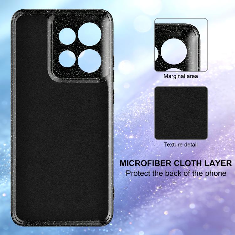 For Motorola Edge 60 Neo / 50 Neo 5G Fine Hole Glossy Glitter Magnetic TPU Phone Case with Same Color Hand Strap