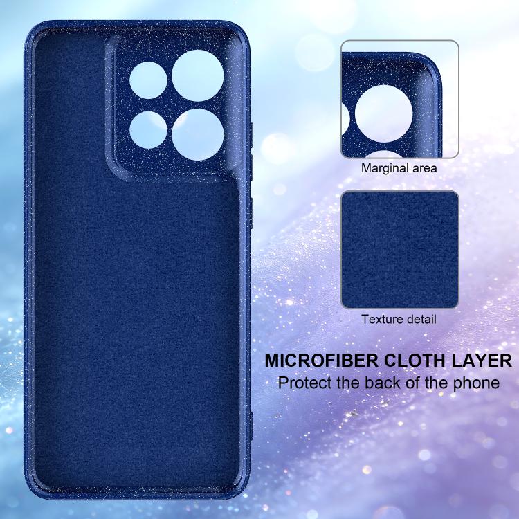 For Motorola Edge 60 Neo / 50 Neo 5G Fine Hole Glossy Glitter Magnetic TPU Phone Case with Same Color Hand Strap