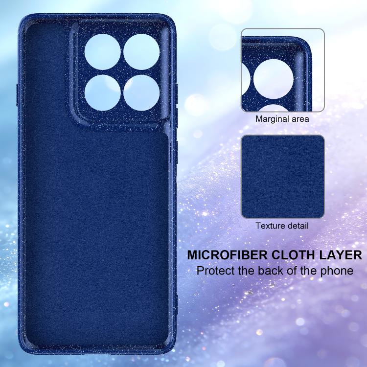 For Motorola Edge 70 Fusion / 70 Fusion+ 5G Fine Hole Glossy Glitter Magnetic TPU Phone Case with Same Color Hand Strap