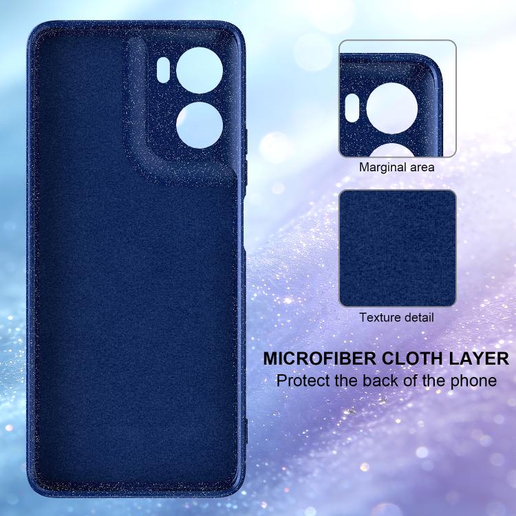 For Motorola Moto G06 / G06 Power 4G Fine Hole Glossy Glitter Magnetic TPU Phone Case with Same Color Hand Strap