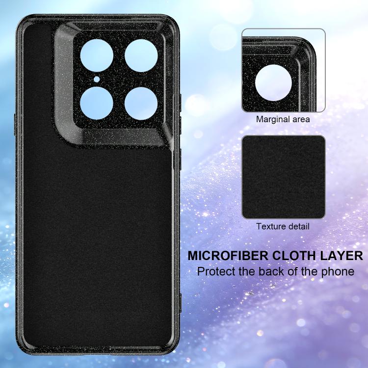 For Motorola Signature 5G / Edge 70 Ultra 5G Fine Hole Glossy Glitter Magnetic TPU Phone Case with Same Color Hand Strap