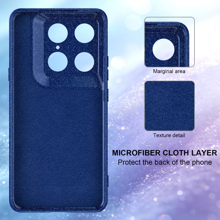 For Motorola Signature 5G / Edge 70 Ultra 5G Fine Hole Glossy Glitter Magnetic TPU Phone Case with Same Color Hand Strap