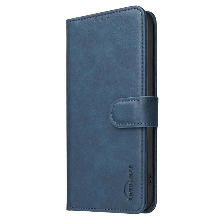 For iPhone 15 Pro Max Solid Color Calfskin Texture RFID Vegan Leather Phone Case