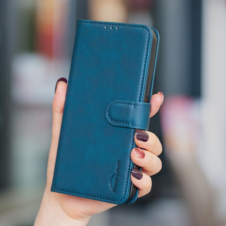 For iPhone 16e / 17e Solid Color Calfskin Texture RFID Vegan Leather Phone Case