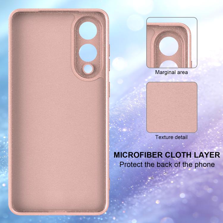For Samsung Galaxy S25 Edge 5G Fine Hole Glossy Glitter Magnetic TPU Phone Case with Same Color Hand Strap