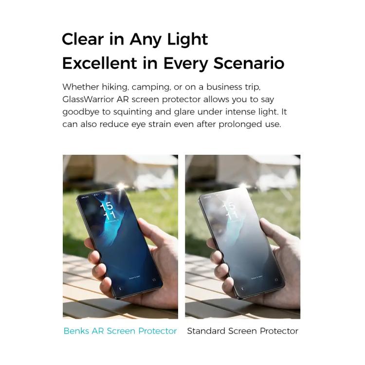 For Samsung Galaxy S26 Ultra 5G Benks King Kong Series Corning AR Antireflective Tempered Glass Film