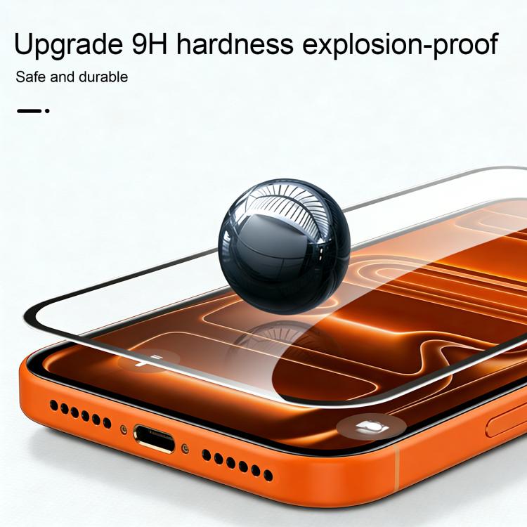 For iPhone Air High Aluminum 380 Glue Silk Screen Printed Tempered Glass Film
