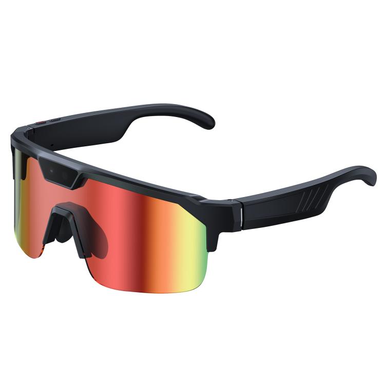 Q01 Outdoor Cycling Smart AI Sports Glasses 8MP Camera - Orange