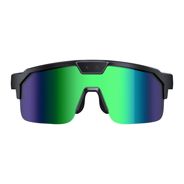 Q01 Outdoor Cycling Smart AI Sports Glasses 8MP Camera - Ice Green