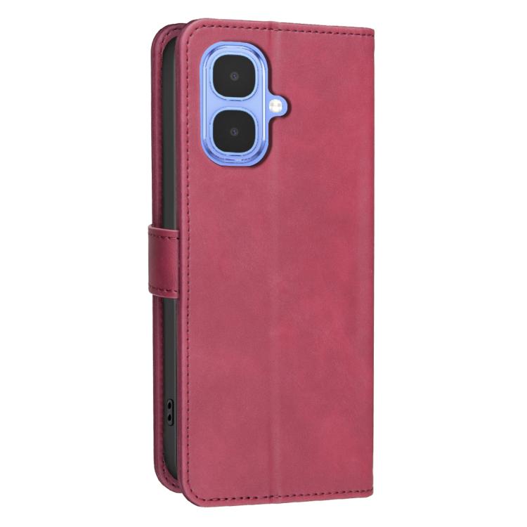 For Infinix Smart 10 4G / Spark 40C Solid Color Calfskin Texture RFID Vegan Leather Phone Case
