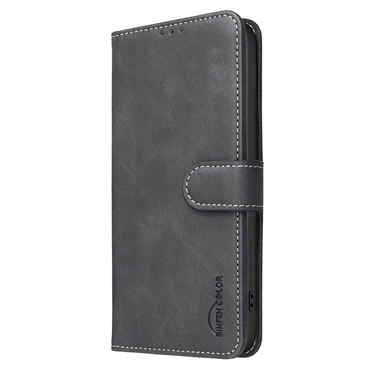 For Tecno Camon 40 Pro 4G Solid Color Calfskin Texture RFID Vegan Leather Phone Case