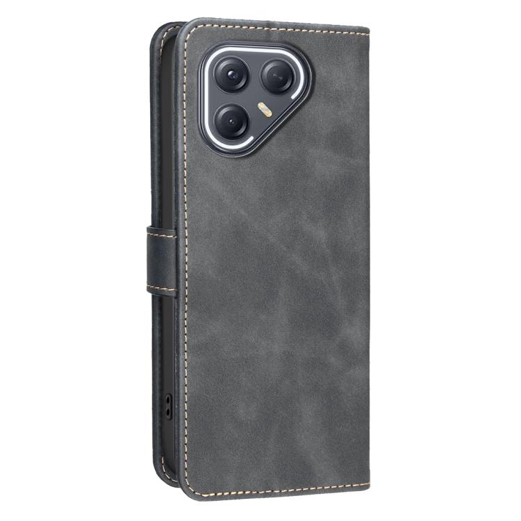 For Tecno Pova 7 Ultra 5G Solid Color Calfskin Texture RFID Vegan Leather Phone Case