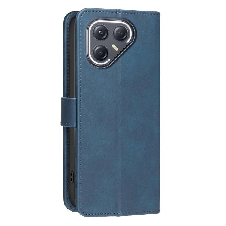 For Tecno Pova 7 Ultra 5G Solid Color Calfskin Texture RFID Vegan Leather Phone Case