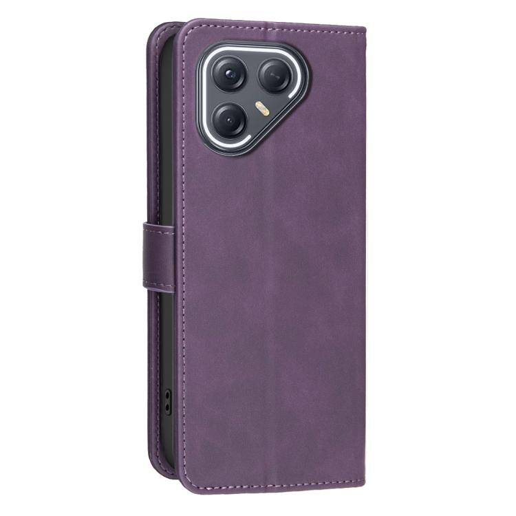 For Tecno Pova 7 Ultra 5G Solid Color Calfskin Texture RFID Vegan Leather Phone Case