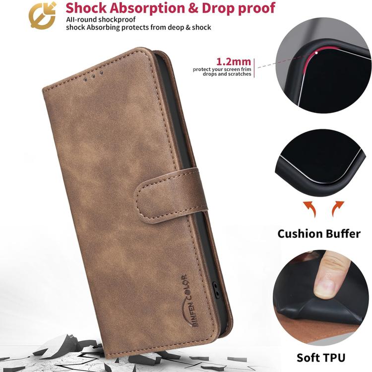 For Tecno Camon 50 4G Solid Color Calfskin Texture RFID Vegan Leather Phone Case