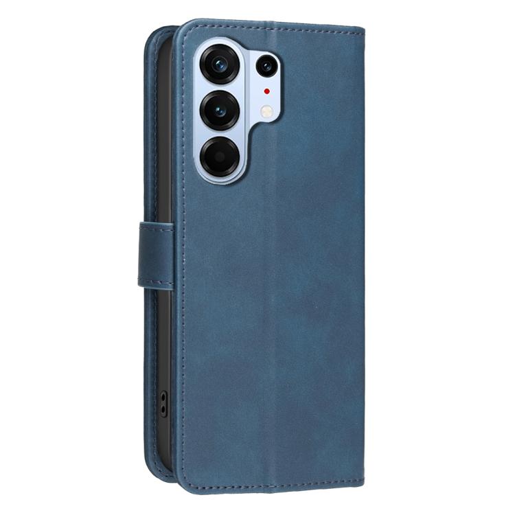 For Tecno Camon 50 Pro 4G Solid Color Calfskin Texture RFID Vegan Leather Phone Case