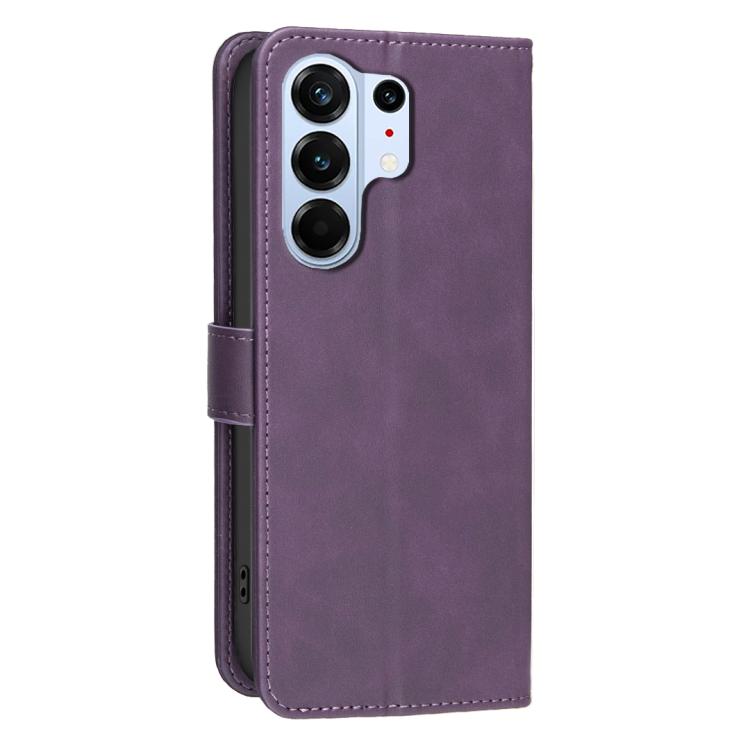 For Tecno Camon 50 Pro 4G Solid Color Calfskin Texture RFID Vegan Leather Phone Case