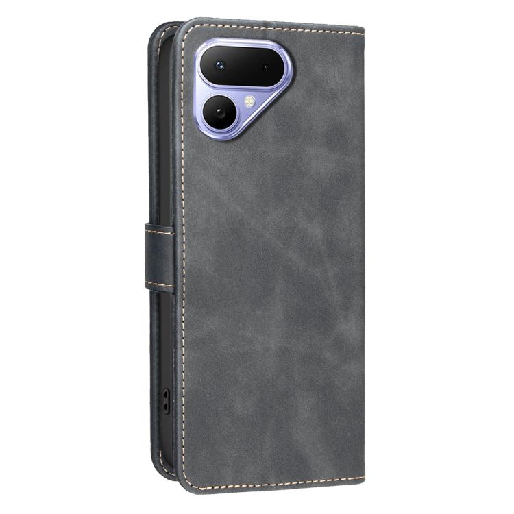 For Tecno Pova Curve 2 5G Solid Color Calfskin Texture RFID Vegan Leather Phone Case