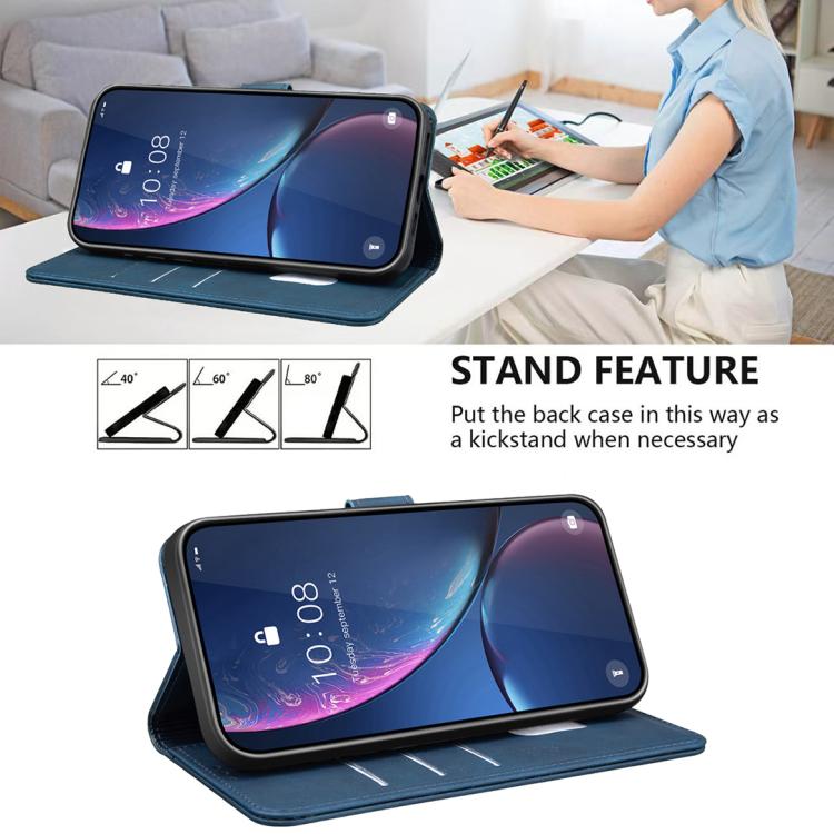 For Tecno Pova Curve 2 5G Solid Color Calfskin Texture RFID Vegan Leather Phone Case