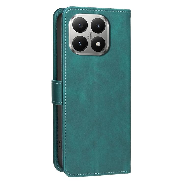 For Xiaomi 15T 5G Solid Color Calfskin Texture RFID Vegan Leather Phone Case