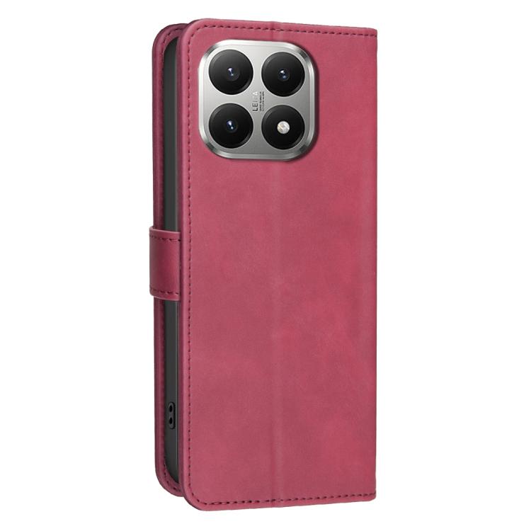 For Xiaomi 15T 5G Solid Color Calfskin Texture RFID Vegan Leather Phone Case