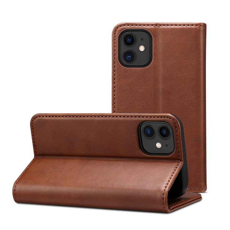 For iPhone 12 mini Calf Texture Horizontal Flip Leather Case with Holder & Card Slots & Wallet