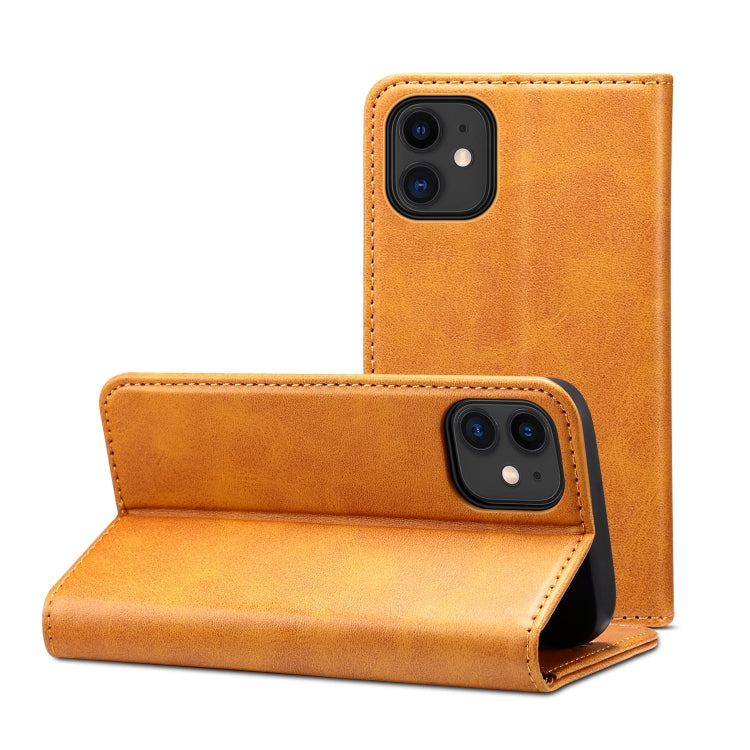 For iPhone 12 Pro Max Calf Texture Horizontal Flip Leather Case with Holder & Card Slots & Wallet
