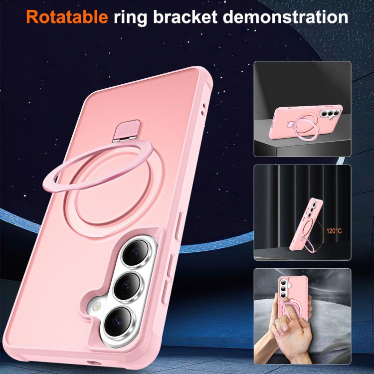 For Samsung Galaxy S26 5G TPU+PC MagSafe Magnetic Holder Phone Case