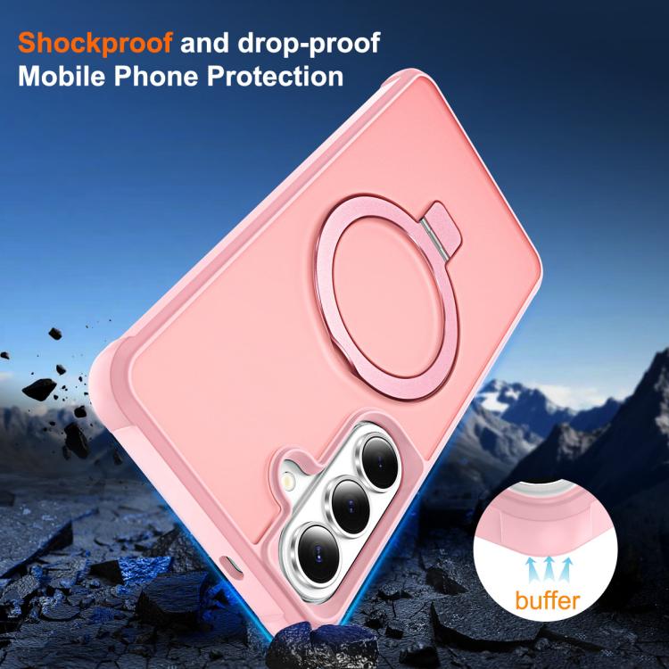 For Samsung Galaxy S26 5G TPU+PC MagSafe Magnetic Holder Phone Case
