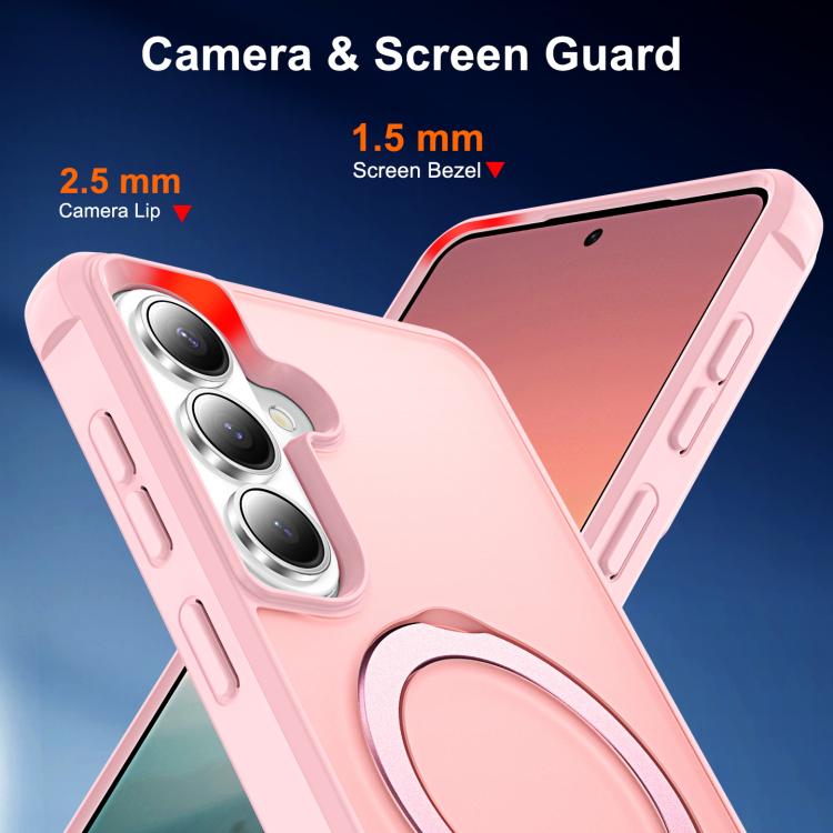 For Samsung Galaxy S26 5G TPU+PC MagSafe Magnetic Holder Phone Case