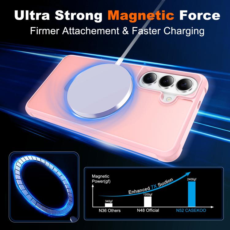 For Samsung Galaxy S26 5G TPU+PC MagSafe Magnetic Holder Phone Case