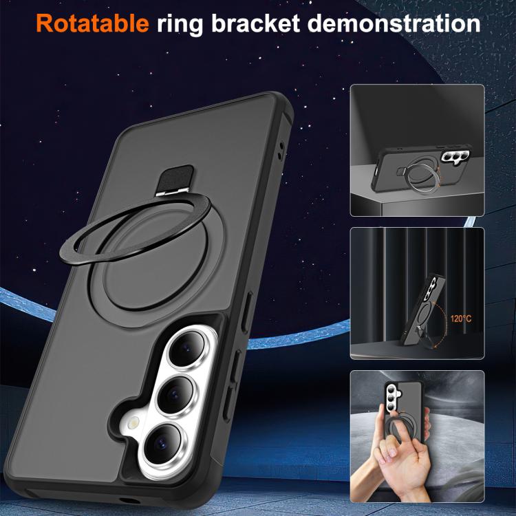 For Samsung Galaxy S26 5G TPU+PC MagSafe Magnetic Holder Phone Case